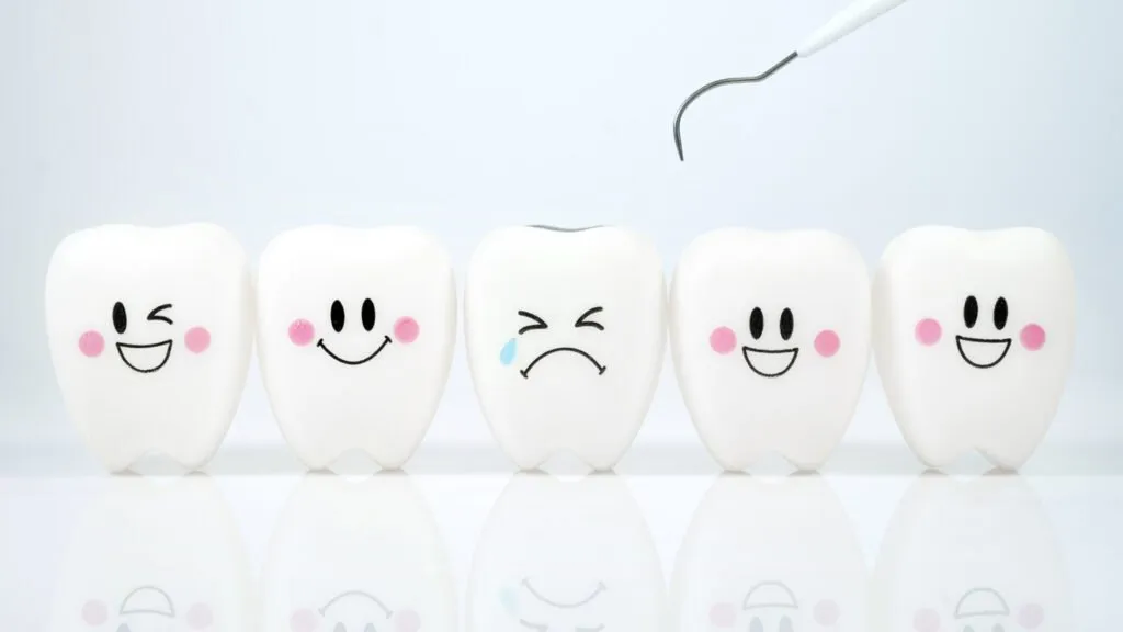 Dental care cleaning bacterial plaque