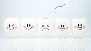 Dental care cleaning bacterial plaque