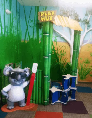 Play area at the pediatric dental office in Deptford