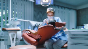 Child in the dental chair
